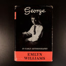 1961 George: An Early Autobiography by Emlyn Williams Welsh Literature Book-7