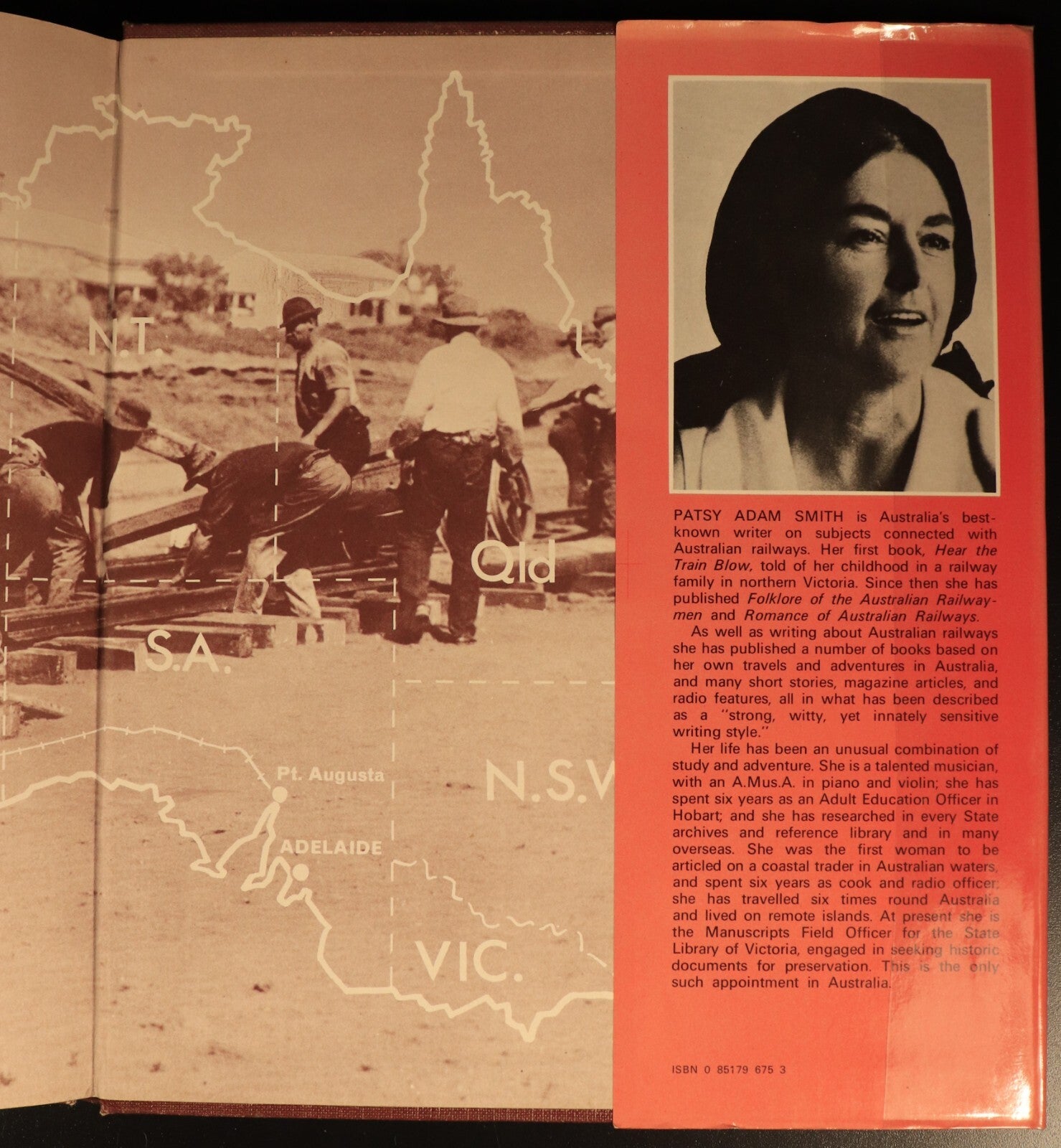 1974 The Desert Railway by Patsy Adam Smith Australian Railway Trains Book