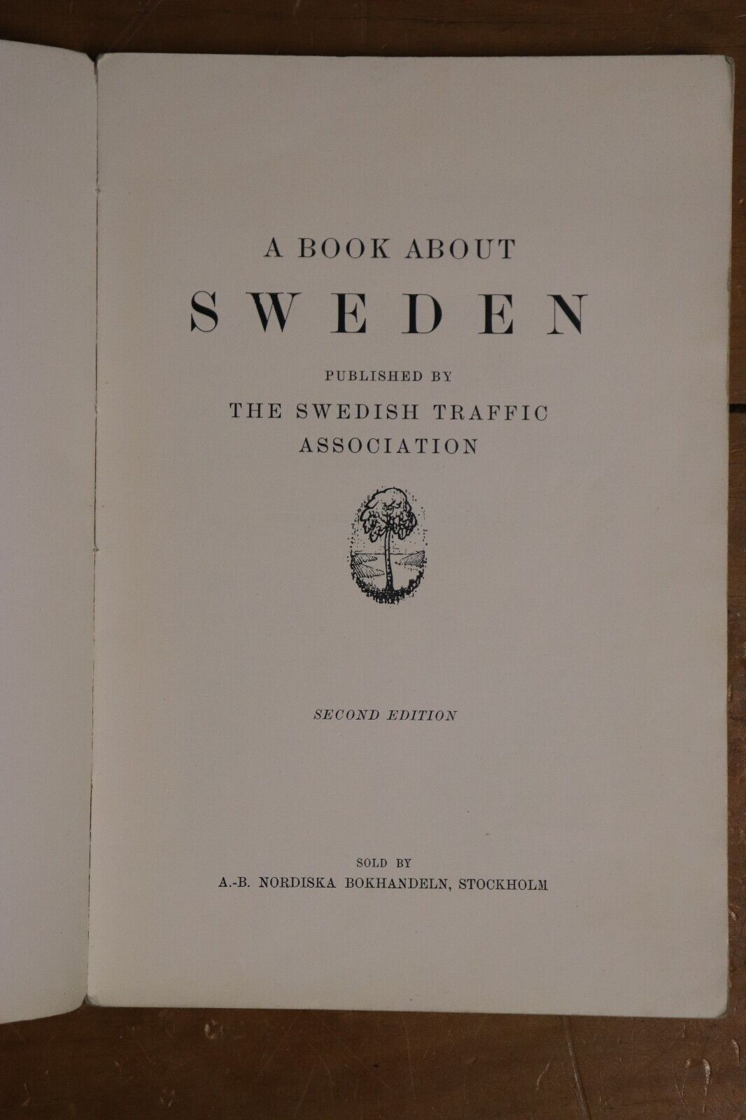 1923 A Book About Sweden Antique Swedish History Travel Guide Book w/Map - 0