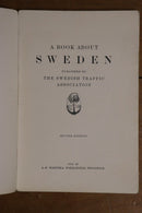 1923 A Book About Sweden Antique Swedish History Travel Guide Book w/Map-2