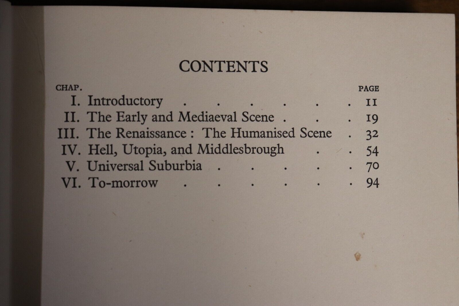 1936 English Panorama by Thomas Sharp Antique British History Architecture Book