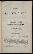 c1880 Genie Du Christianisme French Theology Antique Religious History Book-2