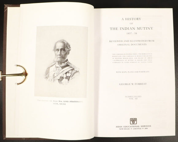 2006 3vol History Of The Indian Mutiny by GW Forrest Military History Book Set