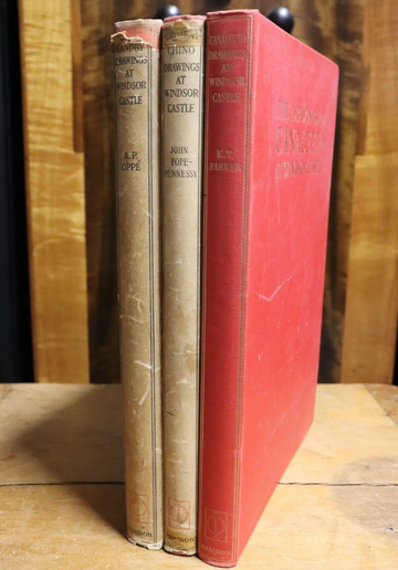 1948 3vol Drawings At Windsor Castle 1st Edition Antique British Art Books