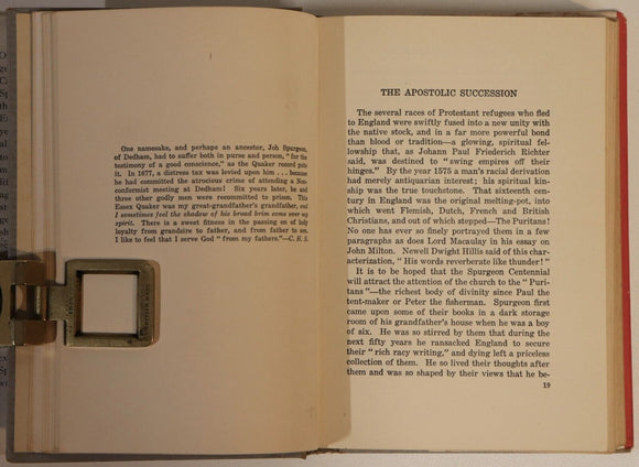 1944 The Shadow Of The Broad Brim Antique Puritan Biography Book American