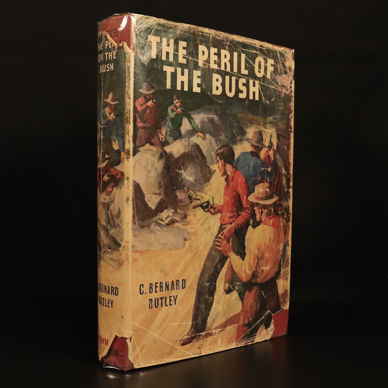 1950 The Peril Of The Bush by C. Bernard Rutley Vintage Australian Fiction Book
