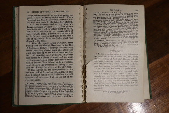 1941 Australia & NZ: Discovery & Exploration by CR Long Australian History Book