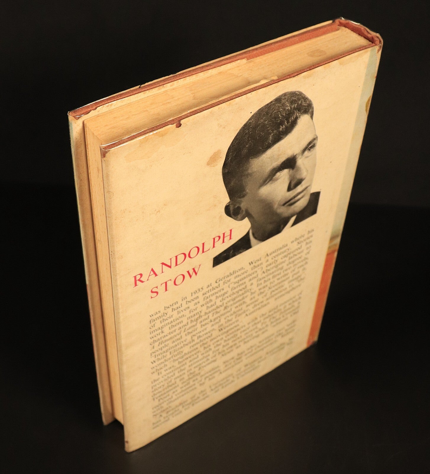 1963 Tourmaline by Randolph Stow Vintage Australian Fiction Book 1st Edition - 0