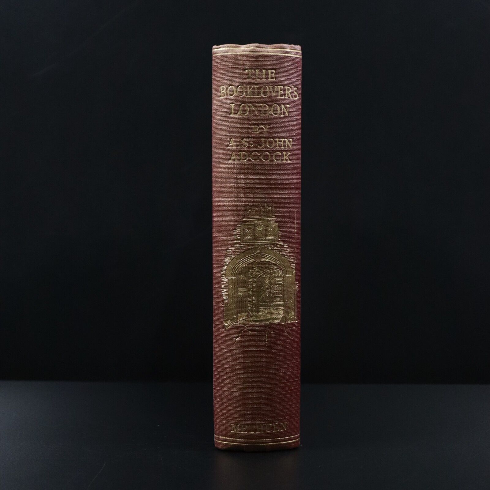 1913 The Booklovers London by A. St John Adcock Antique British History Book