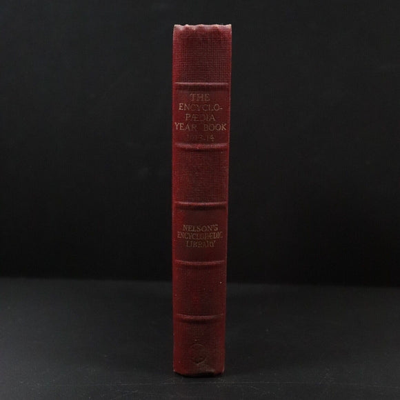 1914Thomas Nelson's Year Book for 1913-14 Antique British History Book w/Map