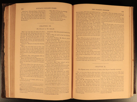 1877 Complete Works Of John Bunyan Antique Illustrated Christian Literature Book