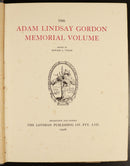 1926 The Adam Lindsay Gordon Memorial Volume by E.A. Vidler Antique Poetry Book-4