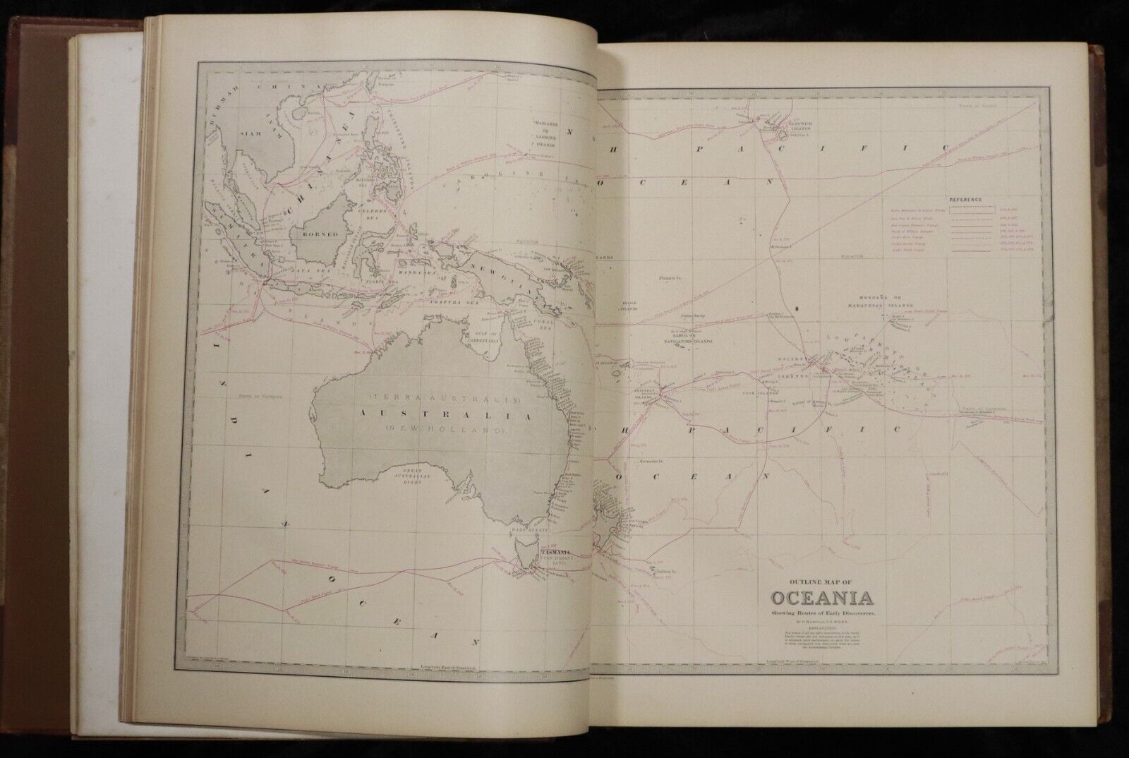 1886 2vol Picturesque Atlas Of Australasia by Andrew Garran w/NSW Railway Map