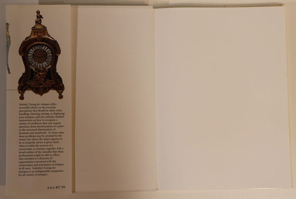 1999 Sotheby's Caring For Antiques Antique Collecting Reference Book