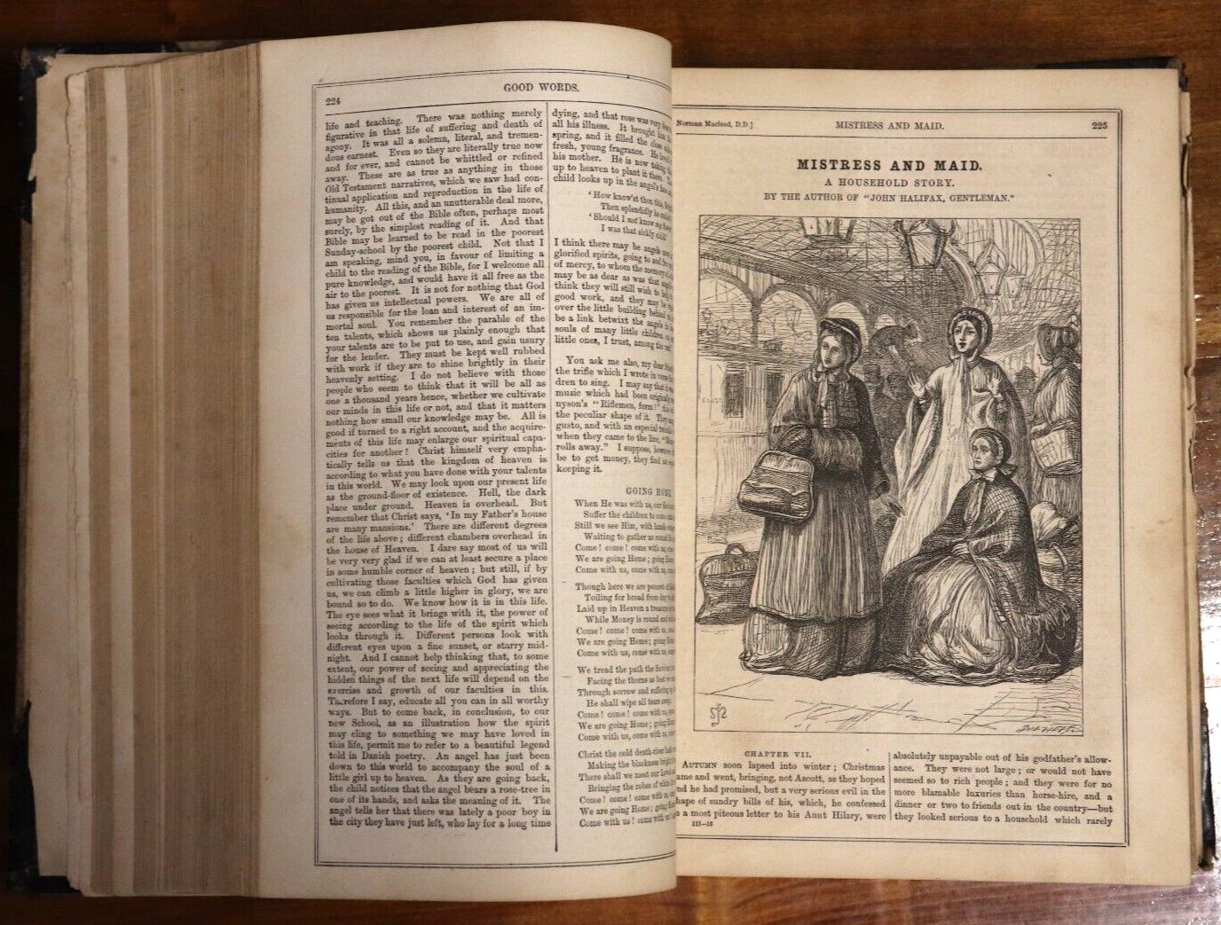 1867 Good Words For 1862 by Norman Macleod Antiquarian British History Book