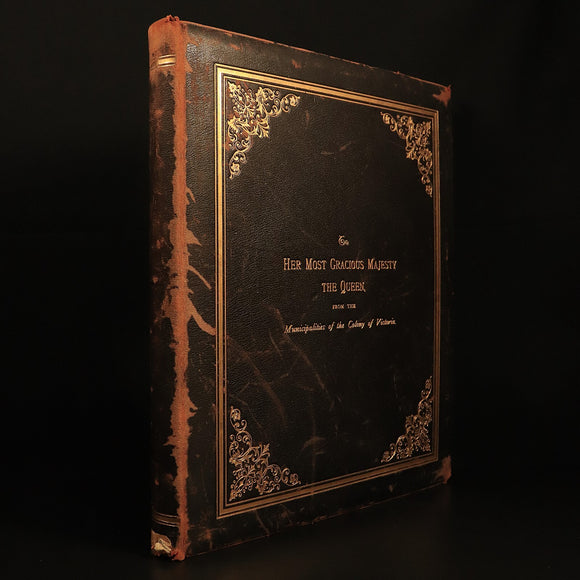 1897 Colony Of Victoria To Queen Victoria Antiquarian Australian History Book