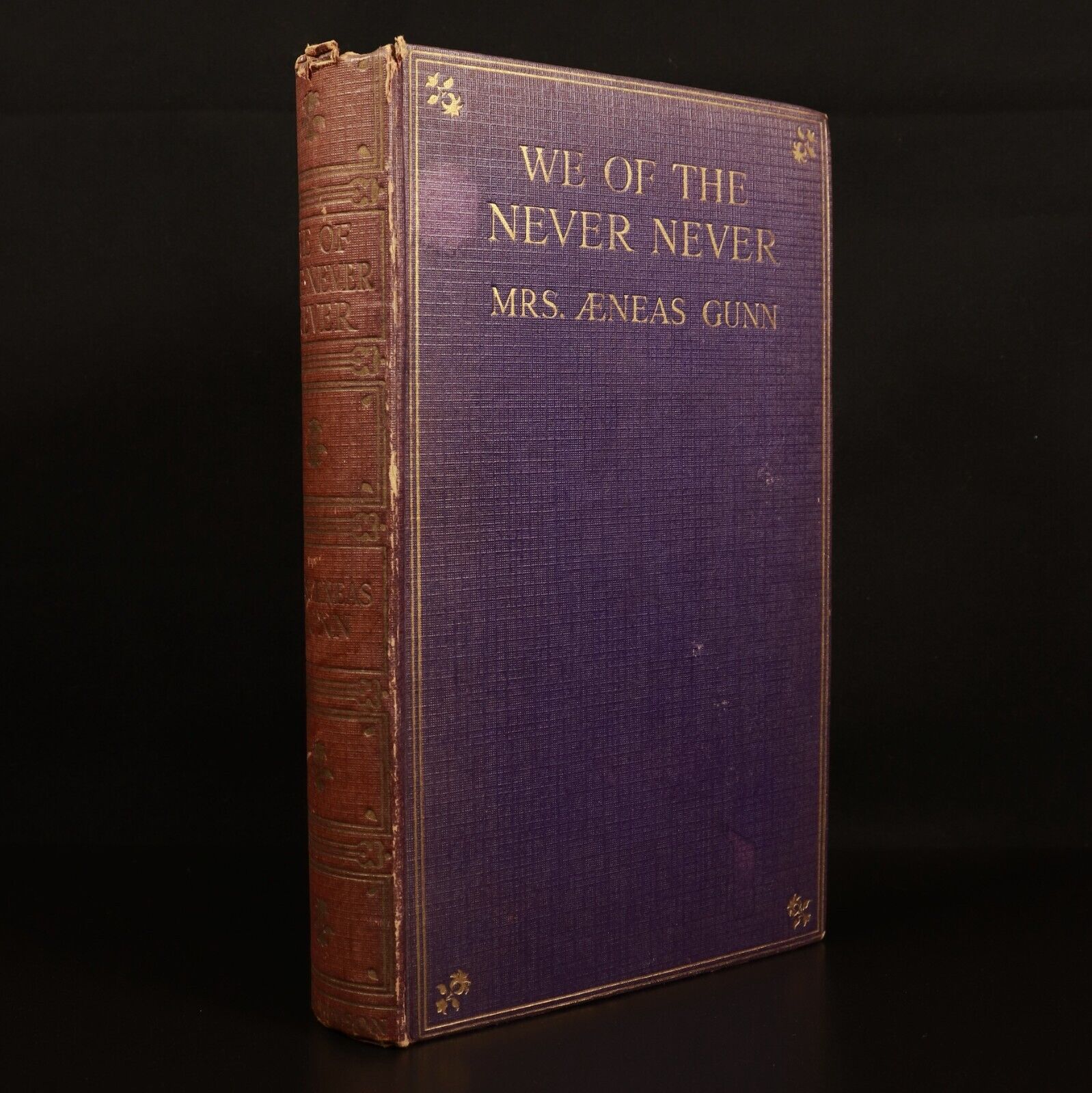 c1920 We Of The Never-Never by Mrs Aeneas Gunn Antique Australian Fiction Book