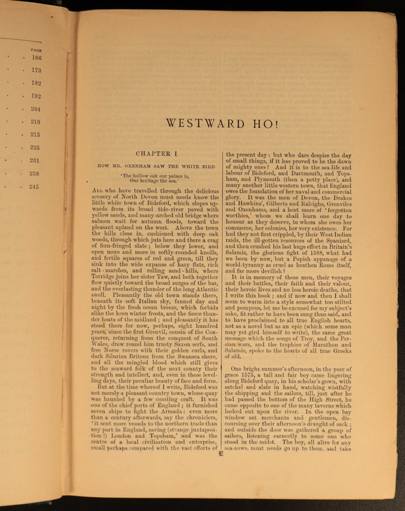 1890 Charles Kingsley Westward Ho! Hypatia Yeast etc Antique Fiction Books