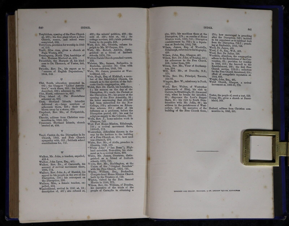 1892 Annals Of The Disruption by Rev. T. Brown Antique Scottish History Book