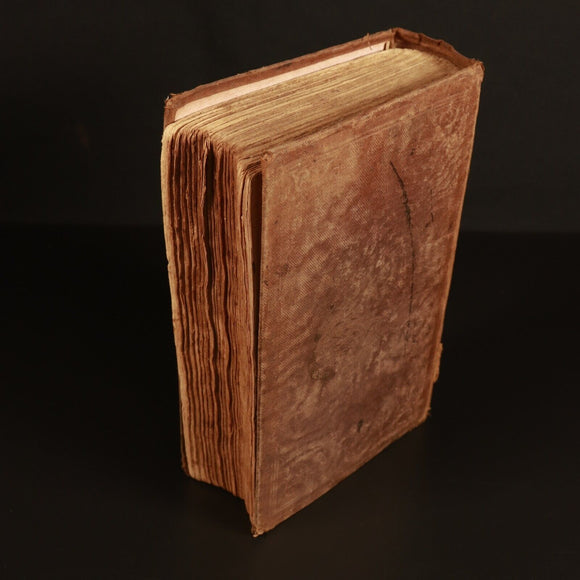 1848 The Complete Works Of Robert Burns by J Currie Antique Scottish Poetry Book