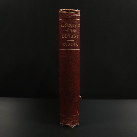 1881 Visits To Monasteries In The Levant R. Curzon Antique Book Syria Israel