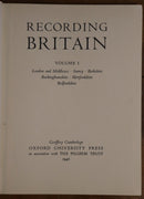 c1946 Recording Britain by G. Cumberlege Antique British History Book Set-2