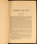 1912 Dombey And Son by Charles Dickens Antique Fiction Book Gresham V8-8