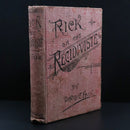 1891 Rick or The Recidiviste Romance Of Australian Life Antique History Book-1