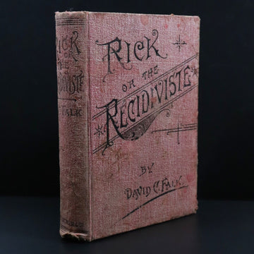 1891 Rick or The Recidiviste Romance Of Australian Life Antique History Book