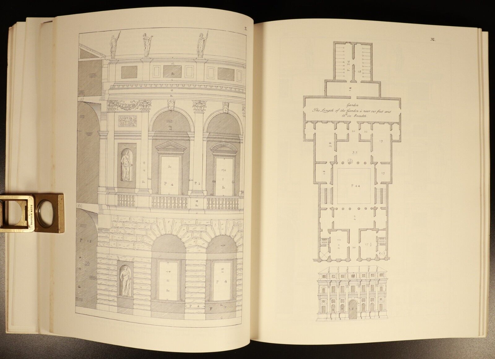 1965 Four Books Of Architecture by Andrea Palladio Reprint Book Of 1738 Original