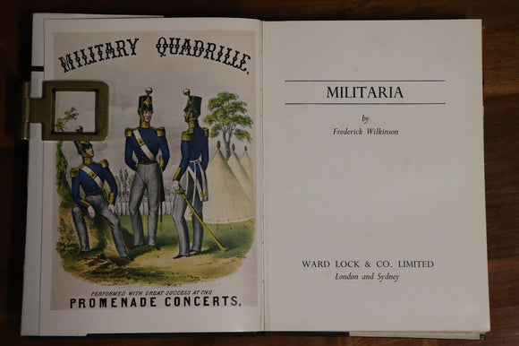 1969 Militaria by Frederick Wilkinson 1st Edition Military Collectibles Book