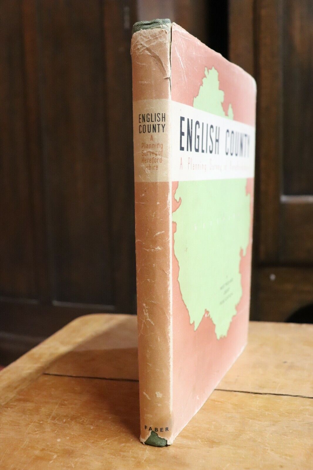 1946 English County Planning Survey Herfordshire Antique Post WW2 Architect Book