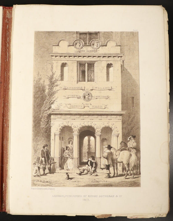 1869 4vol The Mansions Of England In Olden Time Antiquarian Architecture Books