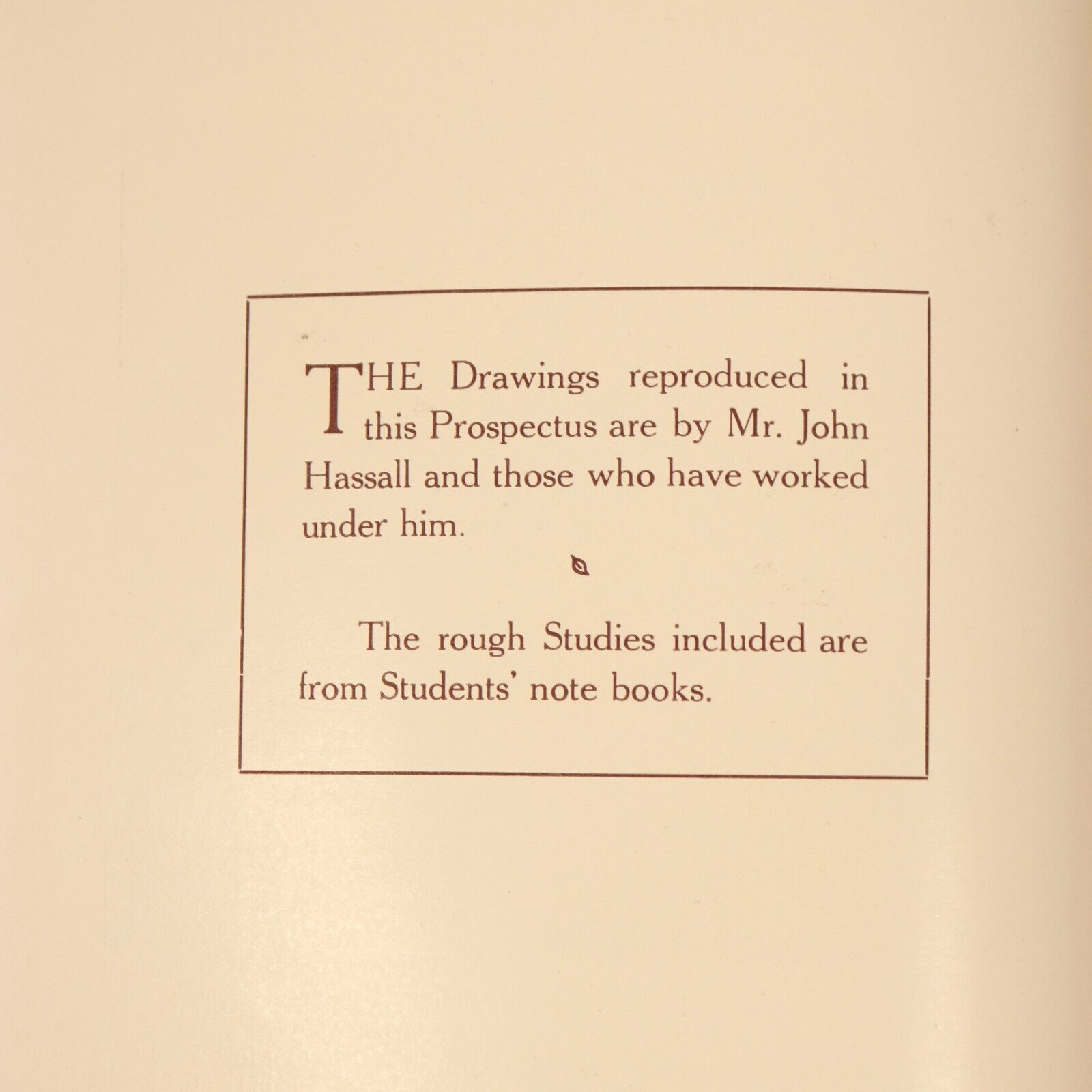 1919 The John Hassall Correspondence Art School Antique Art Magazine Book