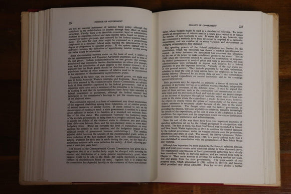 c1959 Public Administration In Australia Australian Government History Book