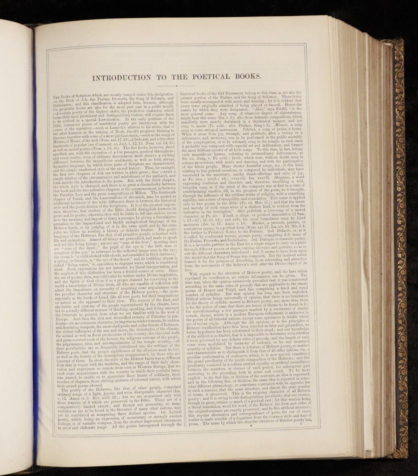 c1860 Commentary On Old Testament + Holy Bible Robert Jamieson Antiquarian Bible