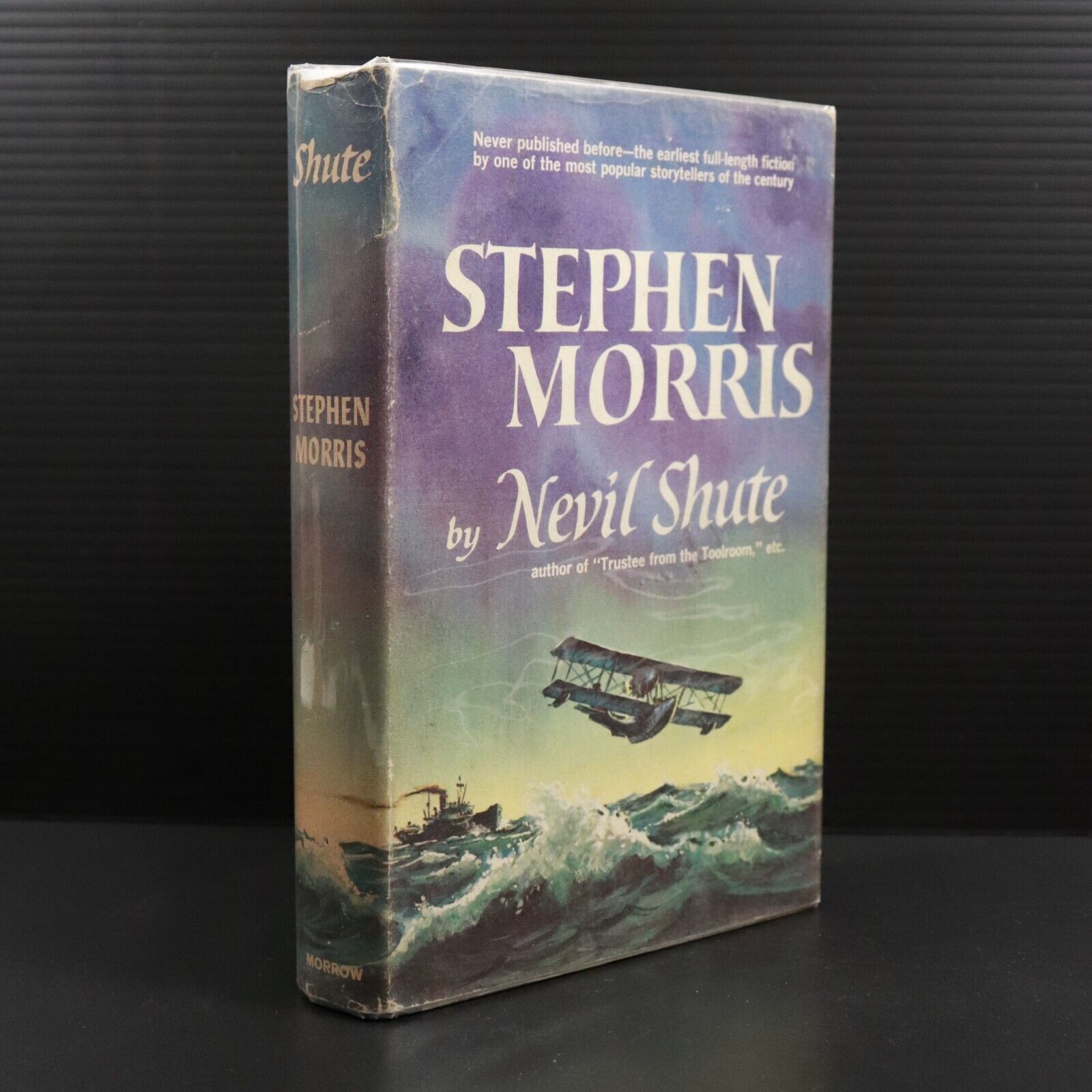 1961 Stephen Morris by Nevil Shute Vintage British Fiction Book 1st US Edition