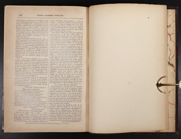 1911 Petite Academie Noeliste Antique French Literature Magazine Book Scarce