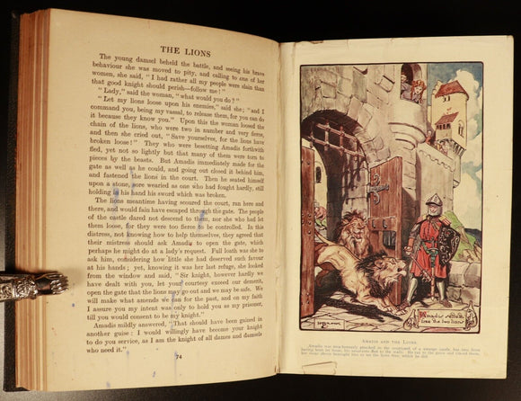 1911 Knight Errant & Doubty Deeds Amadis Of Gaul Antique British Fiction Book