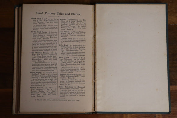 1897 The Young Woodsman by J. MacDonald Oxley Antique Fiction Book