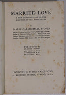 1933 Married Love by Dr Marie Stopes Antique Sex Psychology Reference Book-2