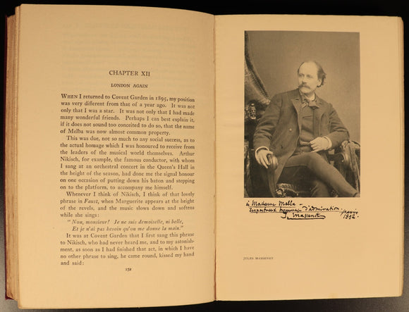 Melodies & Memories by Nellie Melba 1926 Antique Australian Music History Book