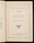 1887 America: A History by Robert MacKenzie Antiquarian American History Book-2