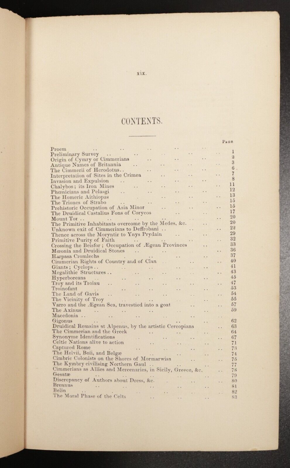 1860 Britannia Antiquissima Antiquarian History Book Druids Cimmerian Philology