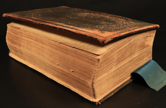 1853 The Prince James Holy Bible Antiquarian Bible With Ephemera Postcards etc