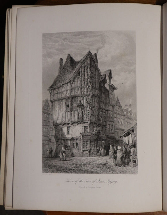 c1875 Picturesque Europe - Division 14 Antiquarian Engravings Plates Book
