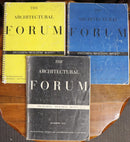 c1934 3vol The Architectural Forum: Building Money Antique Architecture Books-1