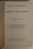 1922 Martin Chuzzlewit by Charles Dickens Antique Classic Literature Book 1-3