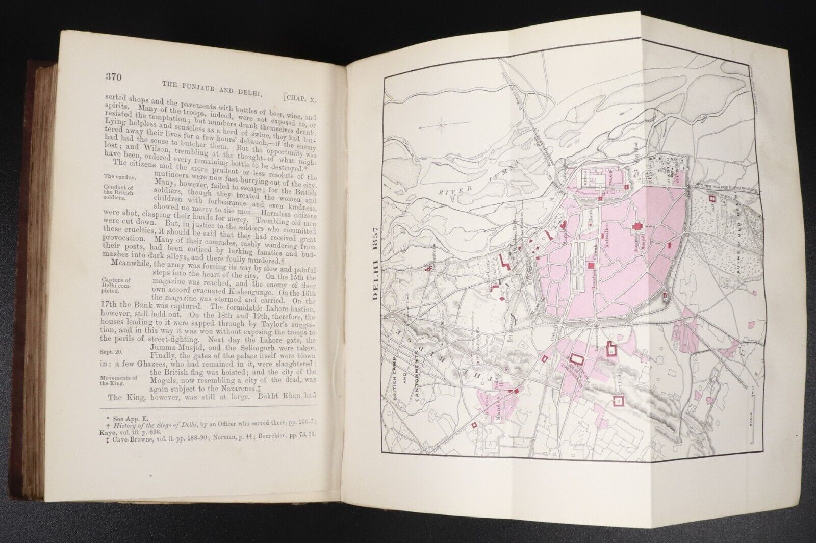 1891 History Of The Indian Mutiny by TRE Holmes Antique Military Book Maps 4th