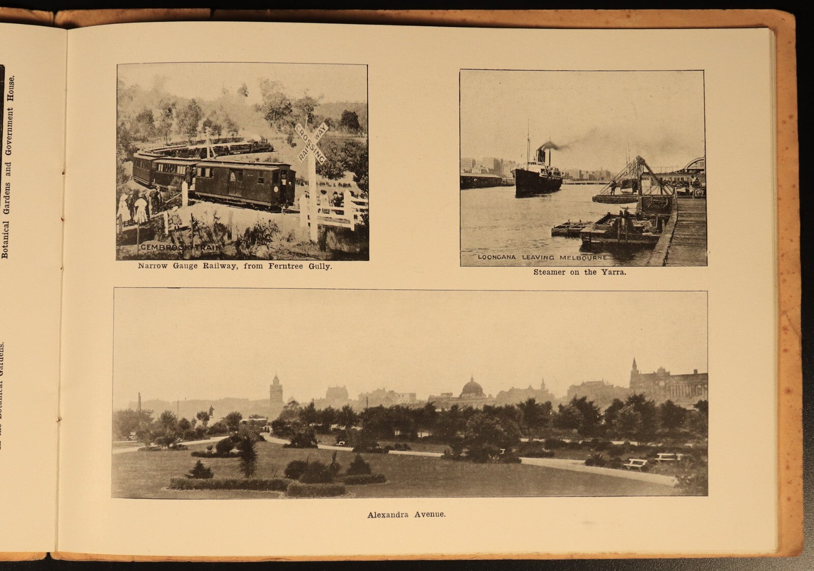 Beautiful Melbourne Views Of Buildings etc c1910 Australian Tourism & Photo Book